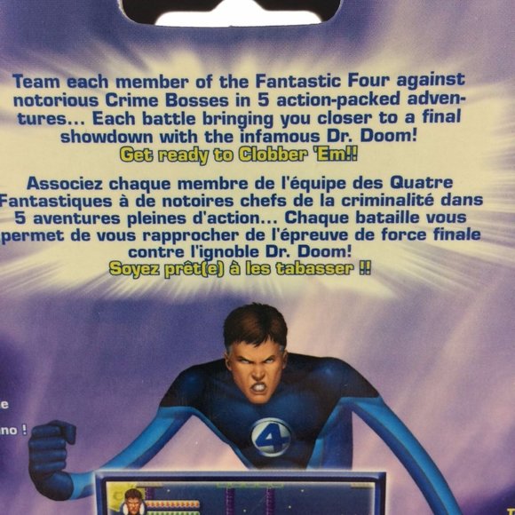 Fantastic Four MARVEL Plug & Play TV Video Game System JAKKS Pacific 2005 Unused - Picture 12 of 12
